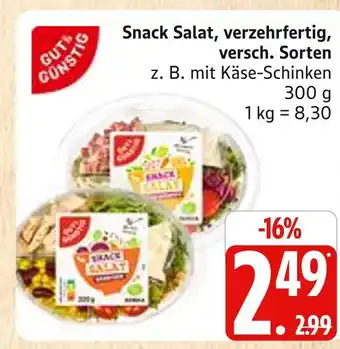 Marktkauf Gut & günstig snack salat Angebot