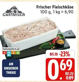 Marktkauf Gutfleisch frischer fleischkäse Angebot