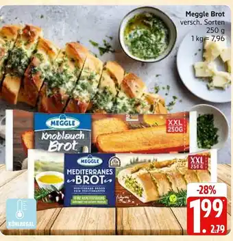 Marktkauf Meggle knoblauch brot Angebot