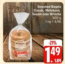 Marktkauf Smashed bagels classic Angebot