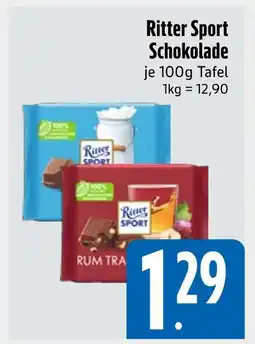 Edeka Ritter sport schokolade (milch) Angebot