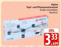 Marktkauf Alpina topf- und pfannenuntersetzer Angebot