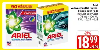 Marktkauf Ariel vollwaschmittel pulver Angebot