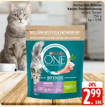 Marktkauf Purina one bifensis katzen trockenahrung Angebot