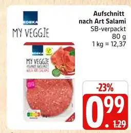 Marktkauf Edeka my veggie aufschnitt nach art salami Angebot