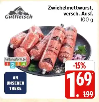 Marktkauf Gutfleisch zwiebelmettwurst Angebot