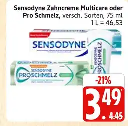 Marktkauf Sensodyne zahncreme multicare Angebot