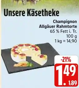 Marktkauf Champignon allgäuer rahmtorte Angebot