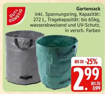 Marktkauf Gut & günstig gartensack Angebot