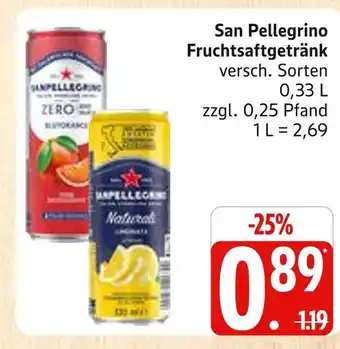 Marktkauf San pellegrino fruchtsaftgetränk Angebot