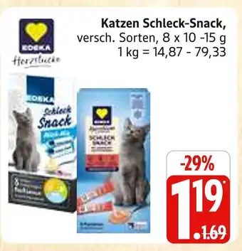 Marktkauf Edeka katzen schleck-snack Angebot