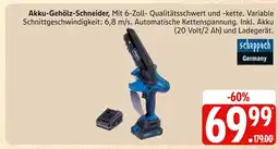Marktkauf Scheppach akku-gehölz-schneider Angebot