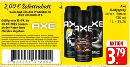 Marktkauf Axe bodyspray Angebot