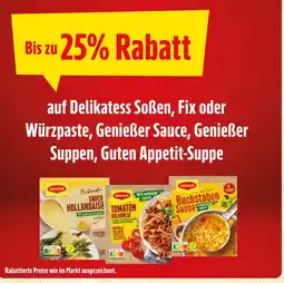 Marktkauf Maggi bis zu 25% rabatt Angebot