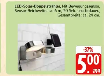 Marktkauf Led-solar-doppelstrahler Angebot