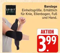 Marktkauf Spirit of nature bandage knie Angebot