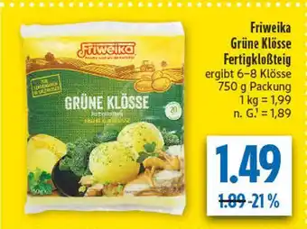 diska Friweika grüne klöße Angebot