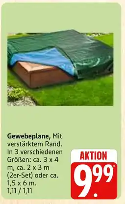 Marktkauf Gewebeplane Angebot