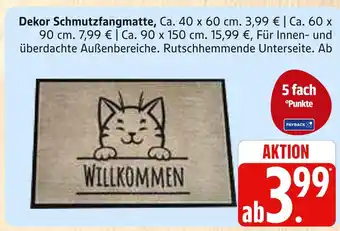 Marktkauf Dekor schmutzfangmatte Angebot