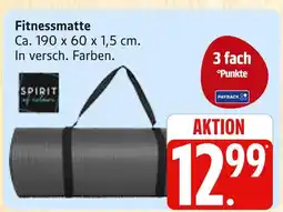 Marktkauf Spirit of nature fitnessmatte Angebot