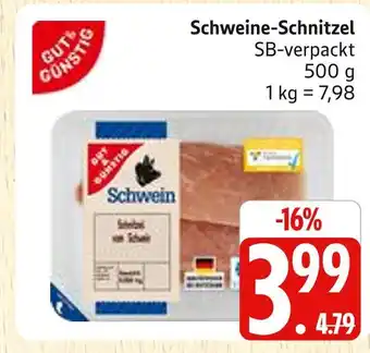 Marktkauf Gut & günstig schweine-schnitzel Angebot