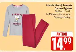 Marktkauf Minnie maus damen pyjama Angebot