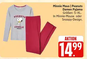 Marktkauf Minnie maus damen pyjama Angebot