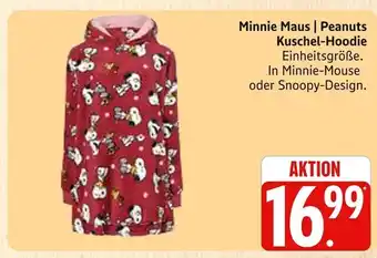 Marktkauf Minnie maus kuschel-hoodie Angebot