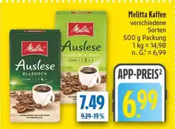 diska Melitta auslese klassisch Angebot