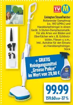 diska Livington steamtwister rotierender dampfmop Angebot