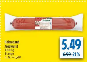 diska Heimatland jagdwurst Angebot