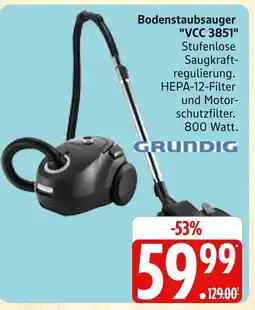 Marktkauf Grundig bodenstaubsauger vcc 3851 Angebot