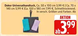 Marktkauf Dekor universalhandtuch Angebot