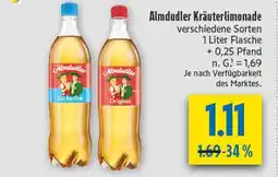 diska Almdudler kräuterlimonade original Angebot