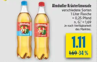 diska Almdudler kräuterlimonade original Angebot