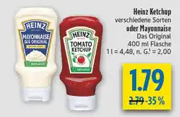 diska Heinz tomato ketchup Angebot