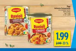 diska Maggi ravioli in pikanter sauce Angebot