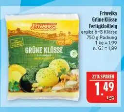Marktkauf Friweika grüne klöße fertigklößteig Angebot