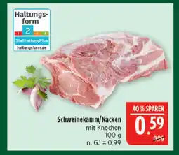 Marktkauf Schweinekamm/nacken Angebot