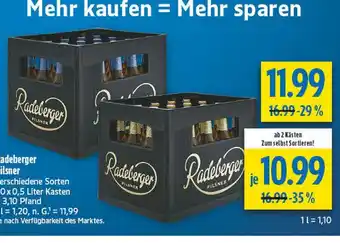 diska Radeberger pilsner Angebot