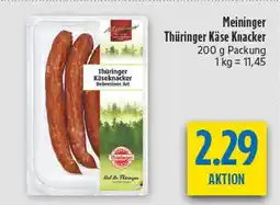 diska Meininger thüringer käse knacker Angebot