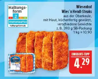 Marktkauf Wiesenhof wies´n hendl-steaks Angebot