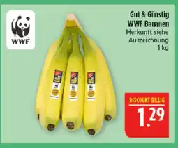 Marktkauf Wwf gut & günstig bananen Angebot