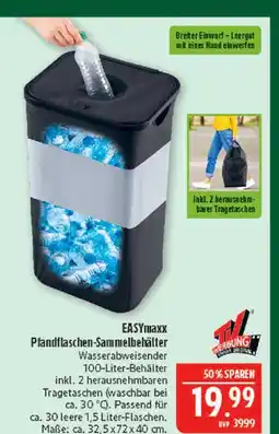Marktkauf Easymaxx pfandflaschen-sammelbehälter Angebot