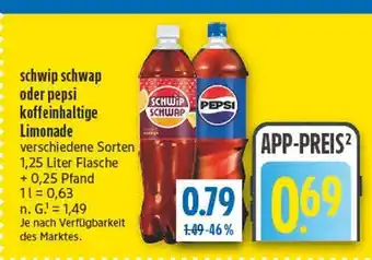 diska Schwip schwap koffeinhaltige limonade Angebot