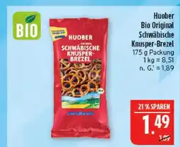 Marktkauf Huober bio original schwäbische knusper-brezel Angebot