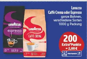 diska Lavazza 200 extra°punkte = 2,00 € Angebot