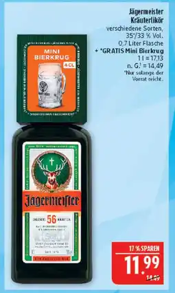Marktkauf Jägermeister kräuterlikör Angebot