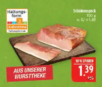 Marktkauf Schinkenspeck Angebot