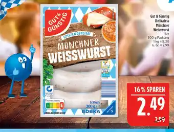 Marktkauf Gut & günstig delikatess münchner weisswurst Angebot